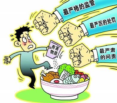 为曝光整顿食品安全问题点赞